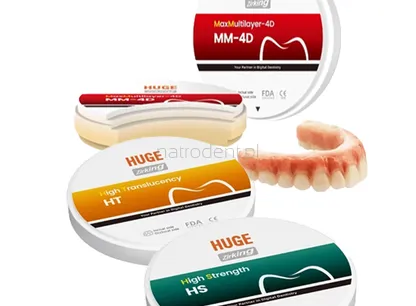 Huge - dyski cyrkonowe i PMMA