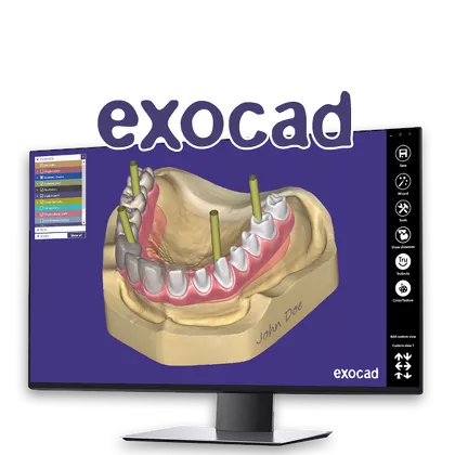 Exocad DentalCAD Implant Lab Bundle