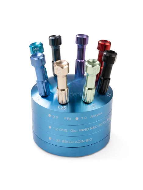 Laboratoryjny zestaw kluczy do implantów 8 szt.