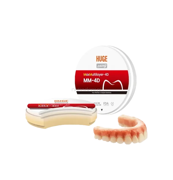 HUGE Zirconia Block 98x18mm 4D Prime - B3